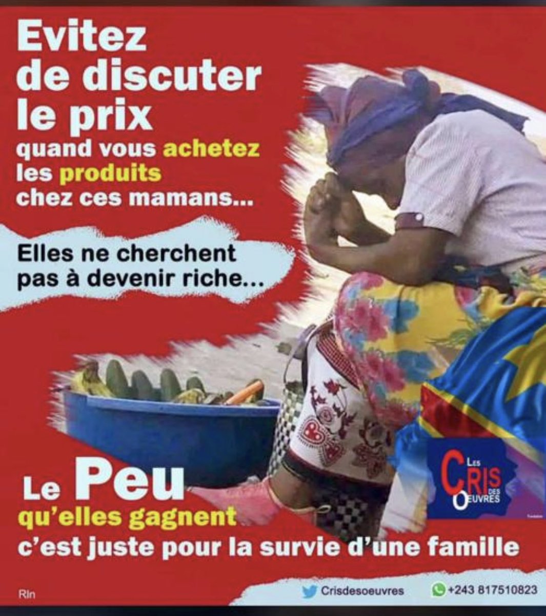 #Faisons_le_point_sur_l’#encadrement_et_l’#accompagnement_des_travailleurs_du_secteur_informel

Il ne s’agit nullement de créer une taxe sur leurs activités mais plutôt de les emmener à adhérer à une gestion étatique de leurs épargnes dans le cadre de la prévoyance sociale et de