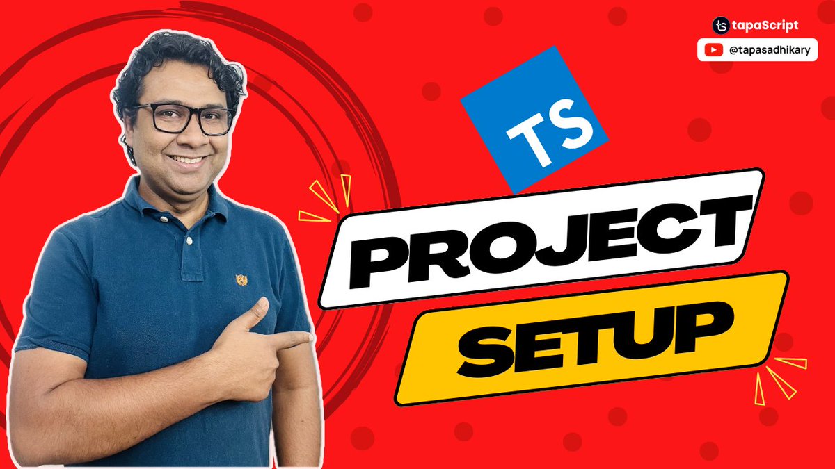 Second video of the TypeScript series is out now 🚀🔥 In this video, we will learn: - How to get started with the set-up - Building and running the TypeScript program - Writing a couple of TypeScript files and practicing them - How to tackle some annoying 'tsconfig' errors to