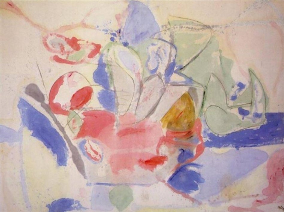 . You don't need mountains and waters for peace and concentration. When consciousness is dead, even fire brings coolness /eastern saying/ Helen Frankenthaler. 'Mountains and sea'. 1952