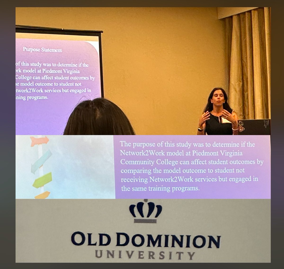 Enjoying great #communitycollege #research at @CSCCResearch and seeing all @odu @epsODU students, alumni, and faculty presenting @DrMBartlett @TheKimBull, David Ayers & Mitch Williams