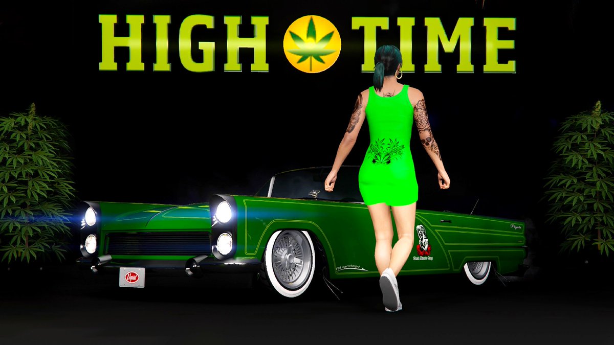 Happy 4/20 💚🚬💨 #GTAOnline #SantaMuerteGang #VPGUnite @RockstarGames