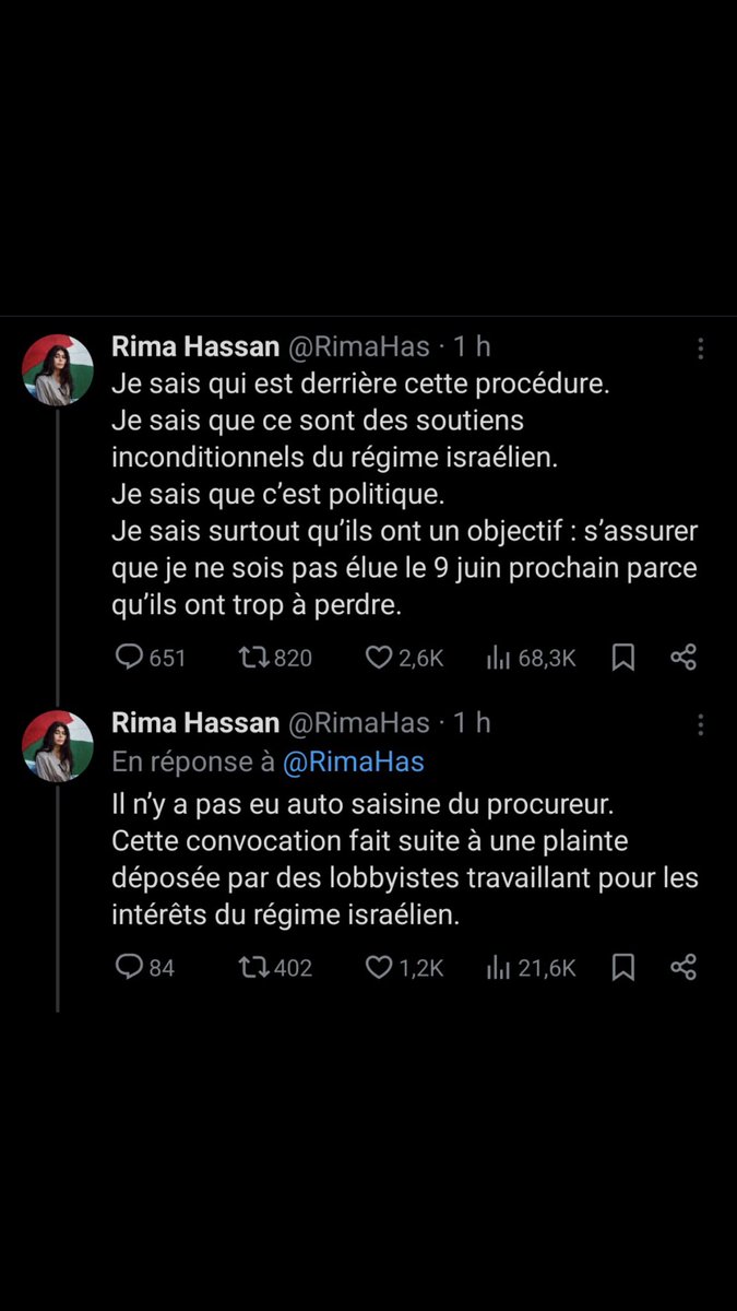 @NSeddiki @RimaHas Elle se pose en victime alors qu'elle DEVRAIT savoir qu'en #France on ne peut PAS faire l'apologie du terrorisme IMPUNÉMENT 
Candidate sur une liste électorale ou PAS. 
#NeRienLaisserPasser 
#NePlusRienLaisserPasser