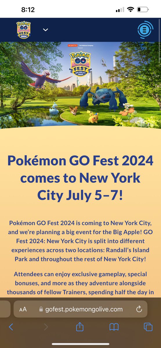 Thinking about going to Pokemon go fest this year #pokemon#pokemongo#pokemongofest#july#vacation
