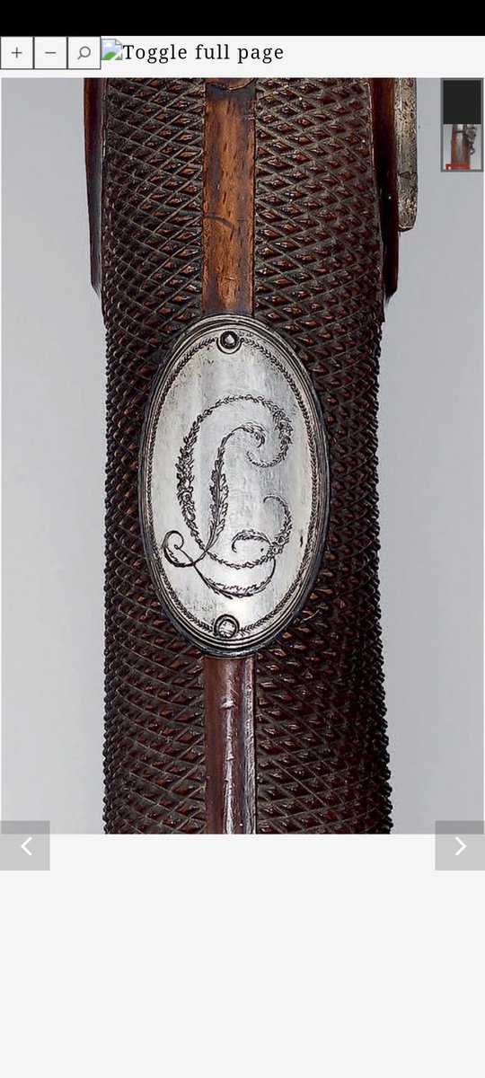 AlainGasquet's tweet photo. Flintlock rifle of the Manufacture of Versailles, designed by the famous gunsmith Nicolas-Noël Boutet, given to Director Lazare Carnot. His initials (LC) are engraved, in a similar fashion as for the models made for other Directors of the First French Republic. https://t.co/vT5ZcnNVcZ
