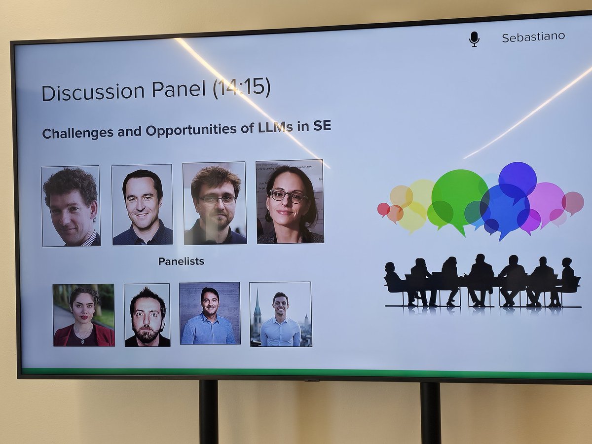 amir_mir93's tweet image. At NLBSE&apos;24, the panel discusses &quot;Challenges &amp;amp; Opportunities of LLMs in Software Engineering&quot;.

#ICSE2024