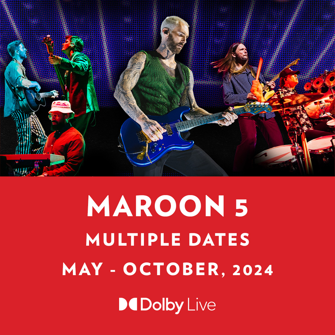 You will be loved by @maroon5 at #DolbyLive at @ParkMGM—Tickets on sale now: mgm.aria.com/limnl70u