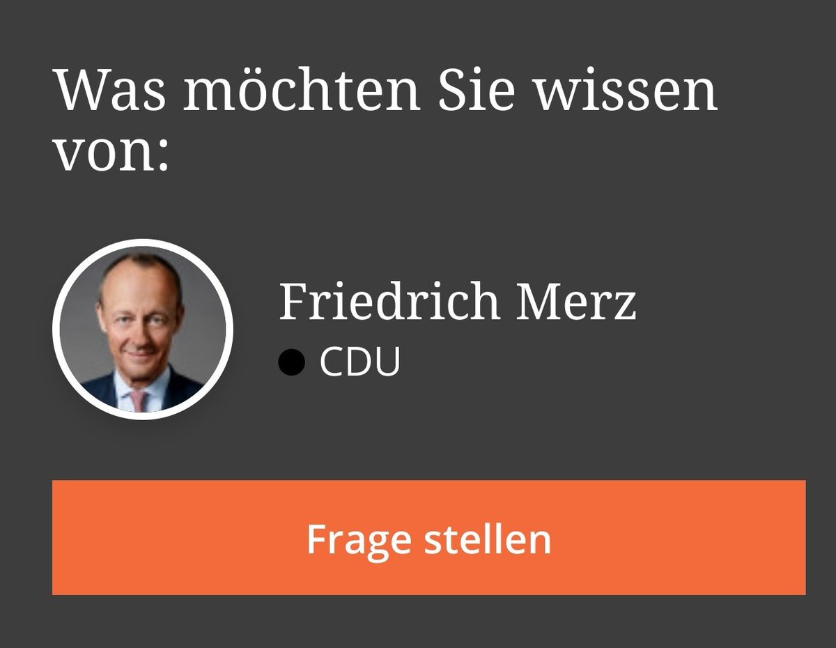 #FriedrichMerz, dieser ewig Merkeltraumatisierte, sollte lieber für #FreeAssange votieren. Tut er das? abgeordnetenwatch.de/profile/friedr…