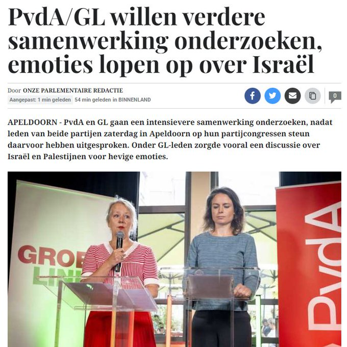 Hilarisch... die beelden van het #PvdA #GL congres in Apeldoorn! Ze kunnen 't binnen hun eigen #woke #linkse bubbel al niet eens worden... en dan wil #Timmermans premier worden van alle Nederlanders? Ook van de miljoenen NL'ers die op #Wilders hebben gestemd? 🤣🤣 #knettergek