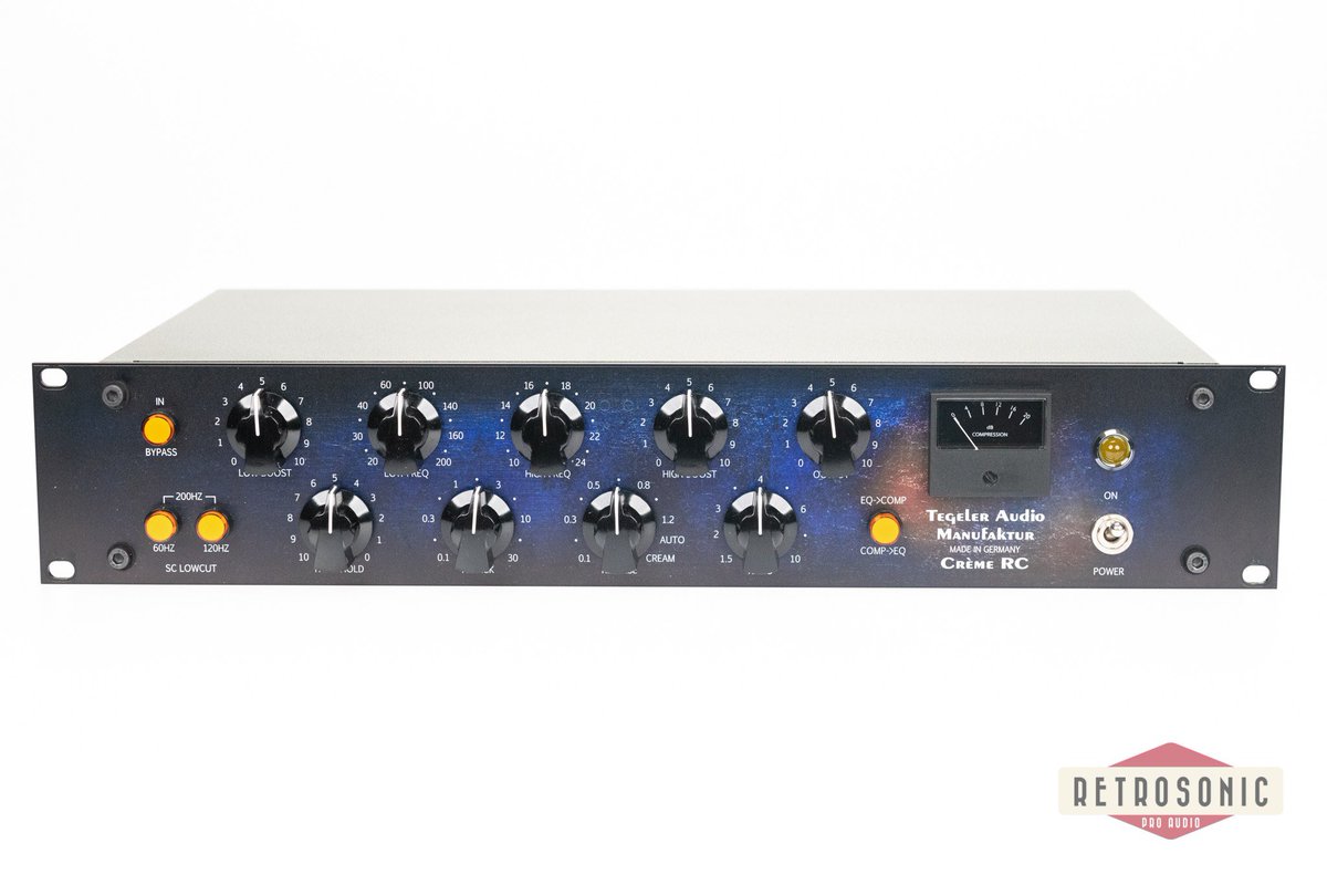 #JustAsking #MusicGear
Would you say #Tegeler Crème is a good alternative to the #Pultec eqp style clone + #SSL vca bus comp combo?