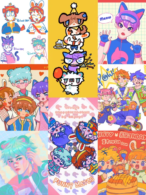 Thank you so much for lots of messages and cute fanarts of my ocs! 🫶 