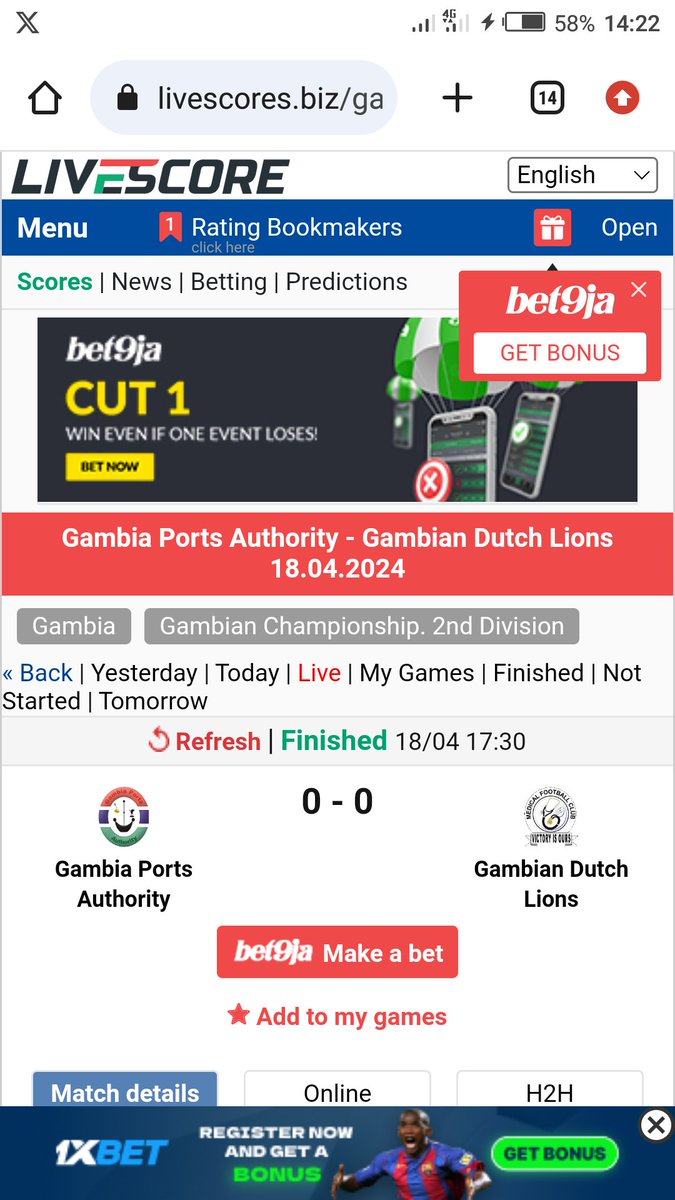 cobemerald's tweet photo. @Bet9jaHelp @yhemolee_ @Poco_lee21 My games all came through but the last one was voided for no reason. Please help me to cross check with your team why it's so..
Anticipating your response https://t.co/naJrkltTaQ