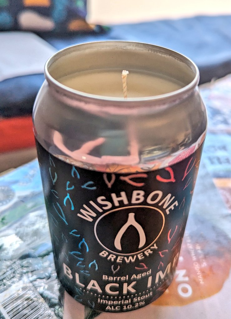 Who doesn't want a @WishboneBrewery Black Imp candle??