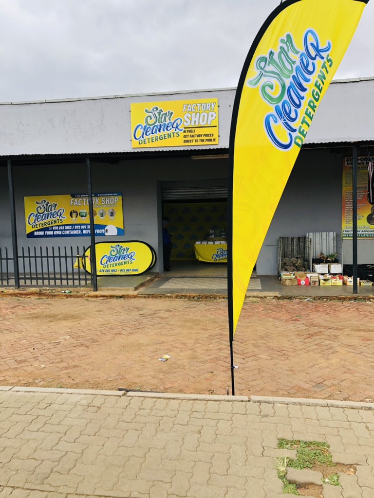StarCleanerSA's tweet image. Our Factory is based at 1 Marivate Street, Front Opposite Saulsville Train Station

Come Get your most trusted cleaning detergents at an affordable price

Star Cleaner Detergents for our Star Customers 💚💛

Monday - Friday (9am to 6pm)
Saturday (9am to 3pm)

Chris Excel