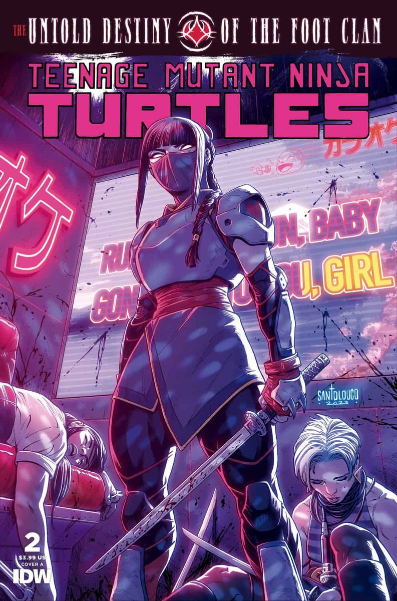#TMNT The Untold Destiny of the Foot Clan issue #2 is now out (Cover 🎨 Mateus Santolouco)