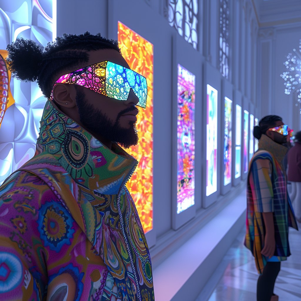What do you think how can NFTs looks like in Metaverse inside the Future? #NFTgallery #NFTShowroom #NFTArt
