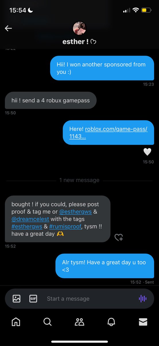 ymiruyx's tweet photo. Won a sponsored gw from @dreamcelest and received the prize immediately from @estheriiaa , tysm ๐ค๐
๐ท๏ธ : #rumisproof #esthergws https://t.co/CjGyNW5wPr