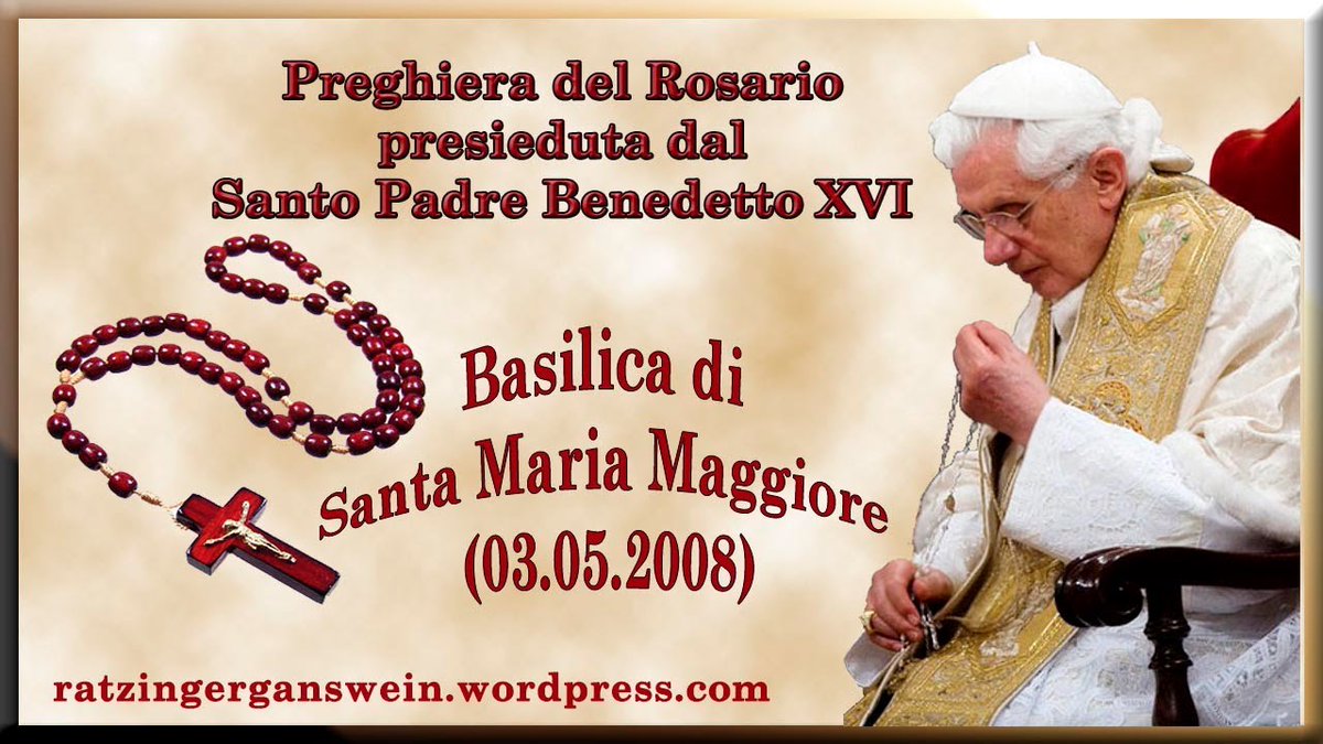 trionfoeterno's tweet photo. Se non ci fosse il Rosario saremo attanagliati dal nulla e dalla disperazione 
MARIA invece è SPERANZA e soluzioni nel tempo
Resistenza nella Fede https://t.co/PWKCVv7OWX