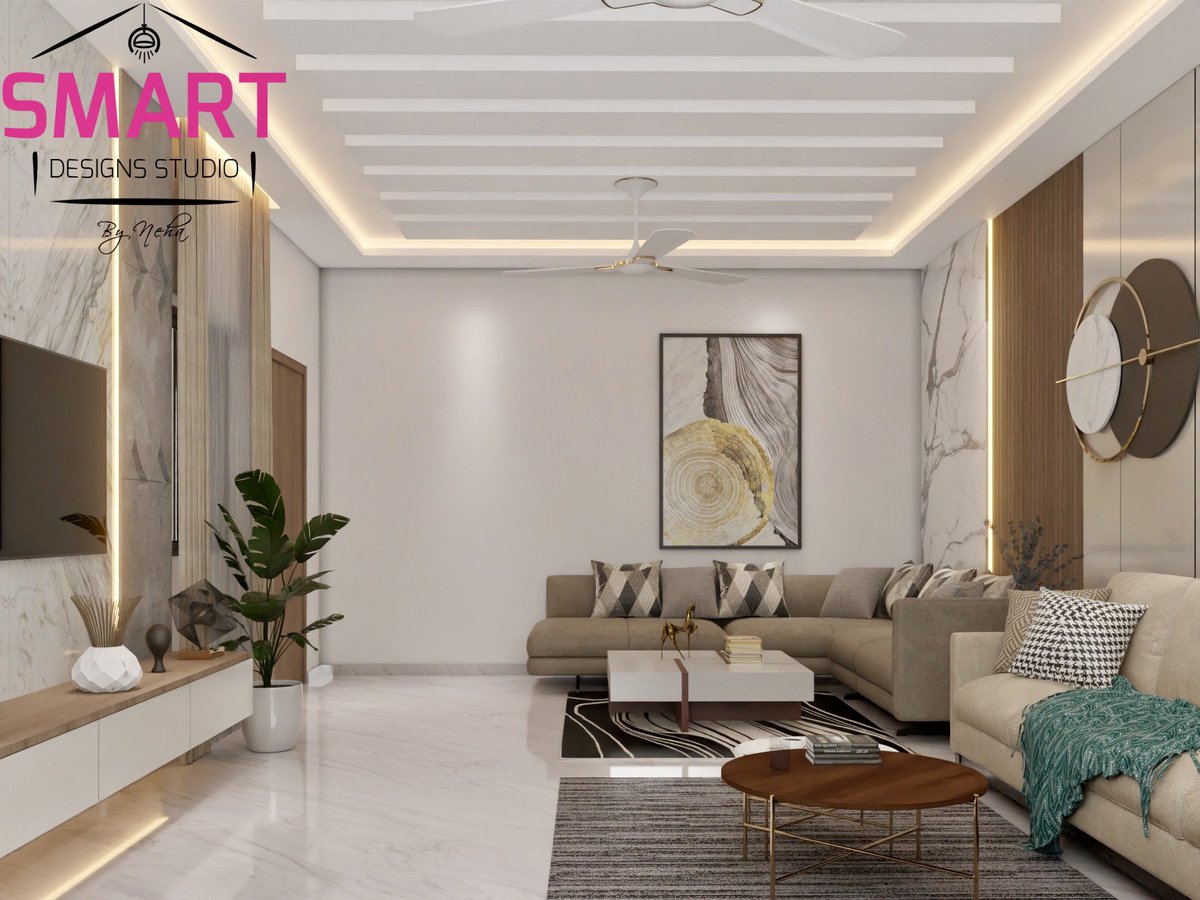 First impressions start here in the living area! ✨🏡 Explore the art of creating a welcoming living room that sets the tone for your entire home, with us! 

Hire us for 3D views +91 7905485624

#3dvisualizer #living #SDSbyNeha #smartdesignsstudio #3dView #render #cgi #vray