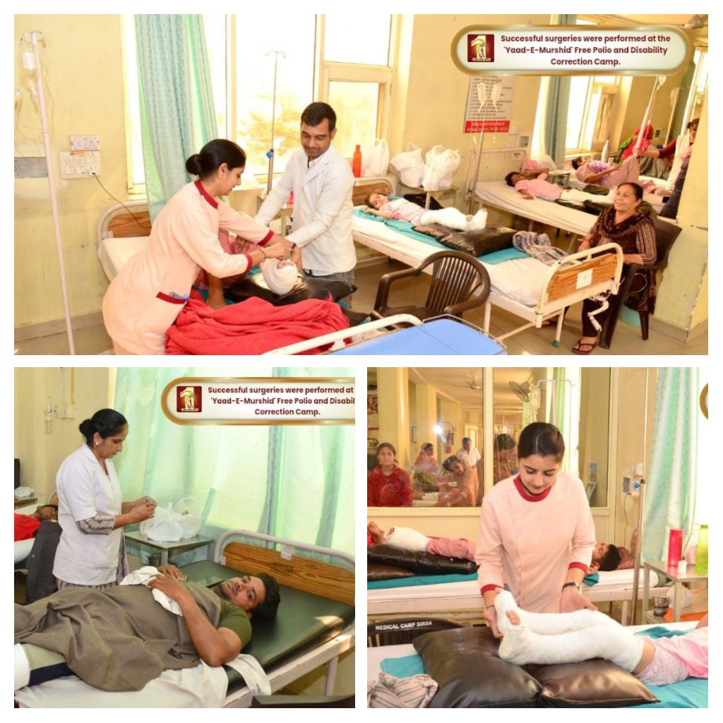 The #HighlightsOf15thFreePolioCamp can be seen below in pictures. In Yaad E Murshid Camp Super Specialist doctors rendered their services under the inspiration of Saint Dr MSG Insan.