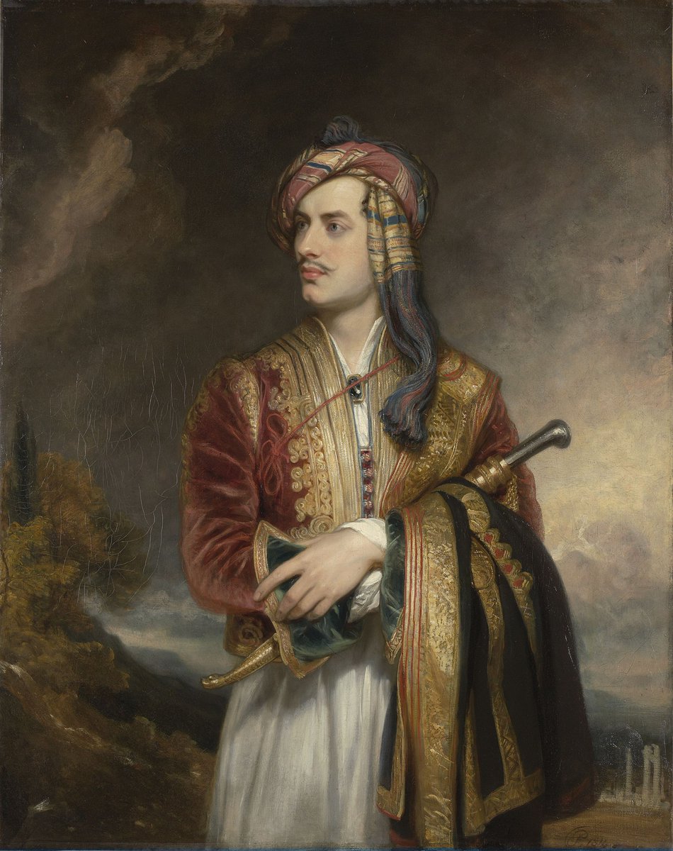 He was 'mad, bad, and dangerous to know.' Or so one of his numerous, mistreated mistresses put it. Yet, like no one else, he wrote poetry that captured the spirit of his age. And perhaps our own. He died, 200 years ago, yesterday. A brief, Lord Byron appreciation thread: