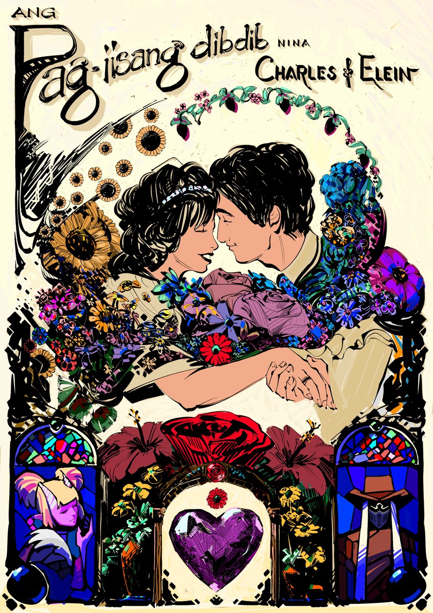 EyesFluorescent's tweet image. Tribute to @SleinYesWowNC 's marriage. I'm happy for them
#art