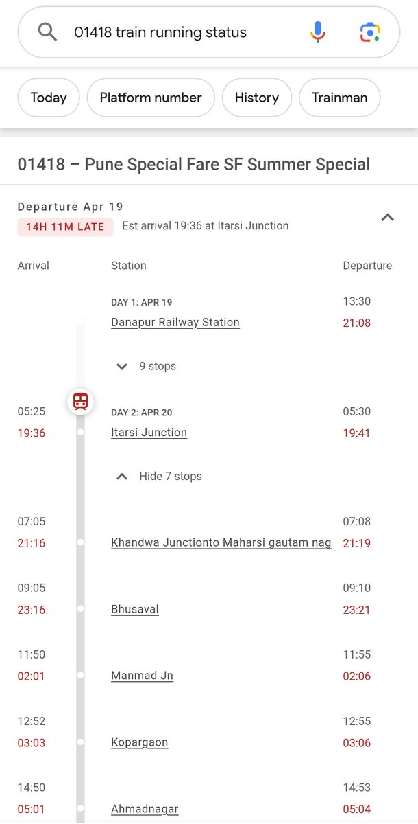 Such an irony, we are talking about what not and the basics are still pity #specialtrain #Railways @AshwiniVaishnaw @RailMinIndia @Central_Railway Spl trains have no pantry, and then you run these 15hrs late. My parents r nt geting sufficient food n drinks Can you justify this ?