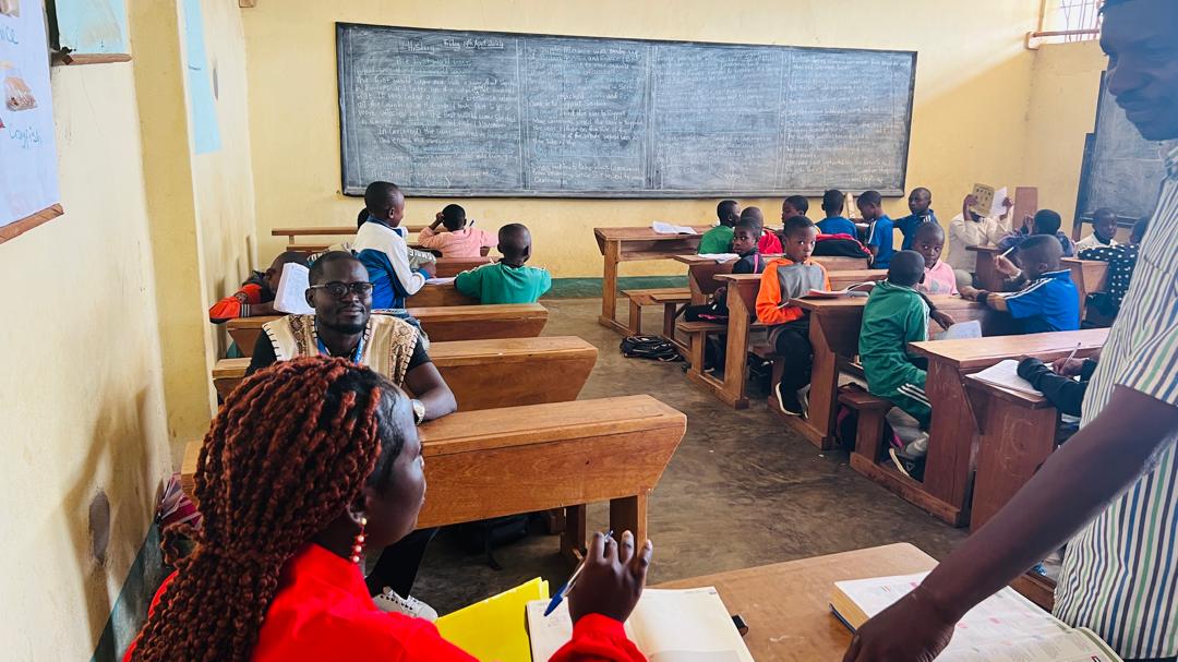 jps_bda's tweet photo. We believe in #ViolenceFreeSchools thus our work to promote peace educatx in primary school continues.Our school monitoring visits are moving smoothly &amp; we attest to improved teaching styles,empathetic communication &amp; better friendly relationship btw parents,teachers &amp; pupils. https://t.co/9iVyNFqFMf