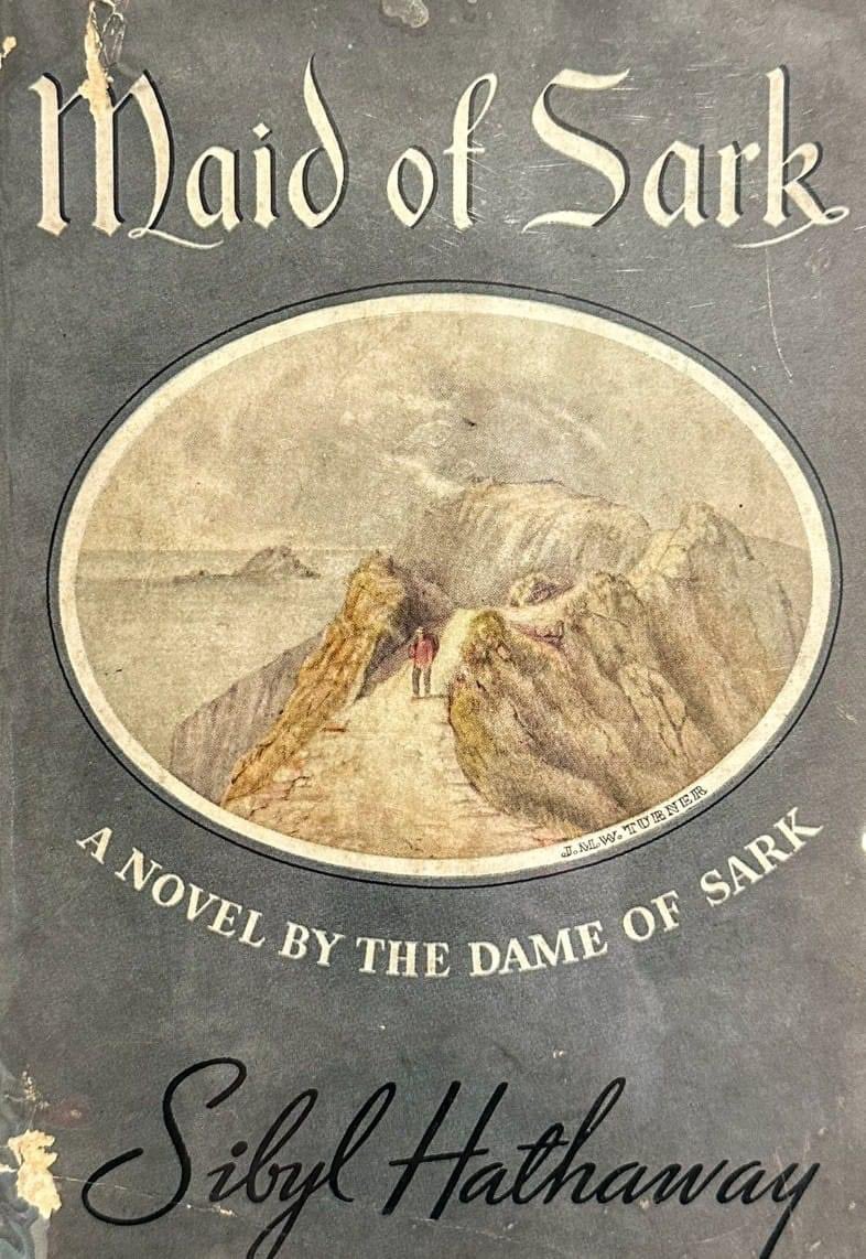 Timely to be reminded about this novel by Sibyl Hathaway, Dame of Sark featuring a cover illustration of La Coupee by #JMWTurner 

<a href="/andrewdoyle_com/">Andrew Doyle</a> <a href="/jk_rowling/">J.K. Rowling</a> <a href="/Sark_Island/">Sark Island</a> <a href="/GuernseyArts/">Guernsey Arts Commission</a>