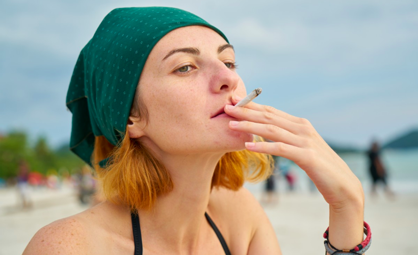 Reductress's tweet photo. Woman Celebrating 4/20 by Doing the Same Thing She Does Every Day: https://t.co/dhdcKDOwGu https://t.co/ksisP2OLZw