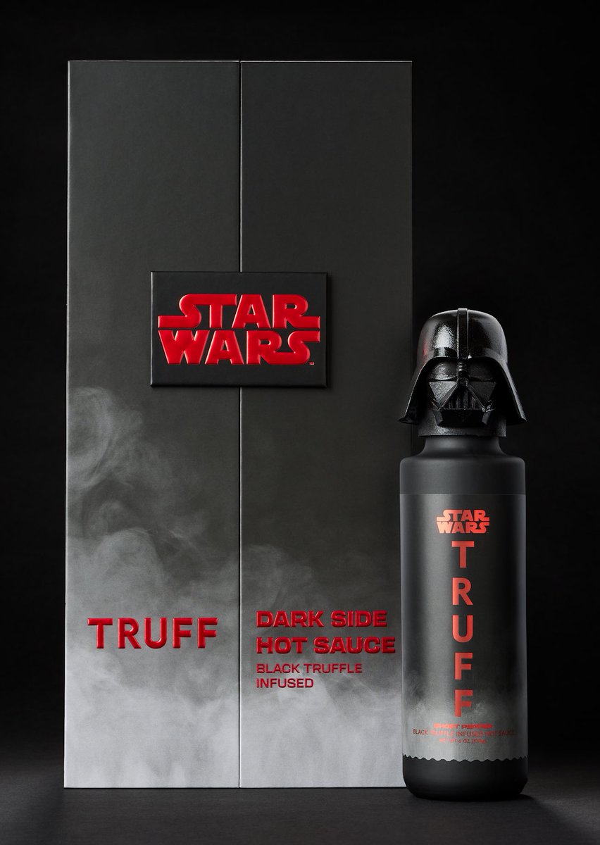 DARK SIDE HOT SAUCE - 4/24 @truffsauce @starwars Extremely spicy, extremely tasty.