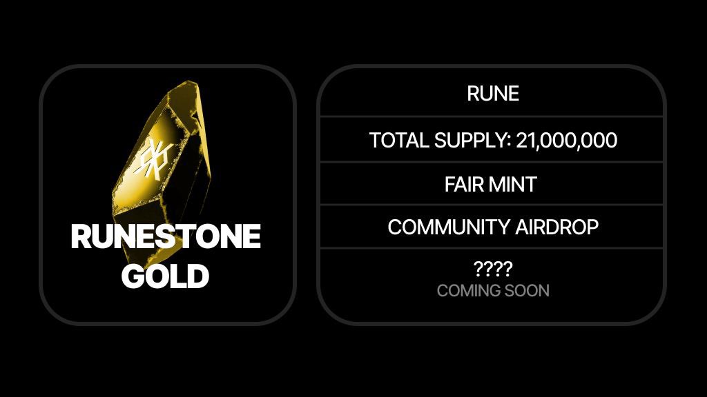 ONCE ALL OF YOU ARE READY TO BE RUNED ITS TIME TO BRING THE RUNESTONE TO A GOLD LEVEL THE FIRST 200 WILL BE GOLDEN RUNED 1.REPOST 2.FOLLOW ME 3.COMMENT RUNE ADDRESS NOTIS ON ᛤ #RUNESTONEGOLD #RUNES