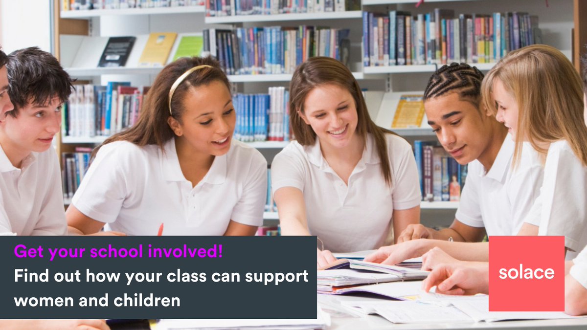 You can make a difference in your classroom. We’ve supported many local schools to fundraise for Solace from First Give schemes to bake sales & sports days, there are lots of ways your class & teachers can help end abuse in London solacewomensaid.org/get-involved/s… #SchoolFundraising
