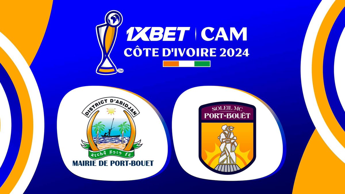 CamTchinTchin's tweet photo. Félicitations à la Mairie de Port-Bouet qui récupère le club PORT BOUET MC pour le grand bonheur de sa population 🎉🎊⚽️ https://t.co/sZjXS96p8u