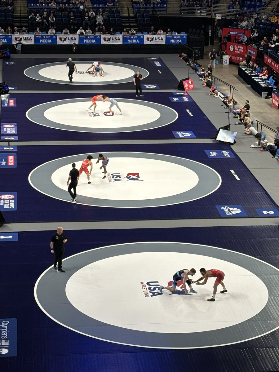 Clarkstown North/Section I in the house for the Olympic Wrestling Trials at PSU. Went back in 2016 at Iowa so nice having it a bit closer to home this time. Great event showcasing our nation’s greatest wrestlers. USA!