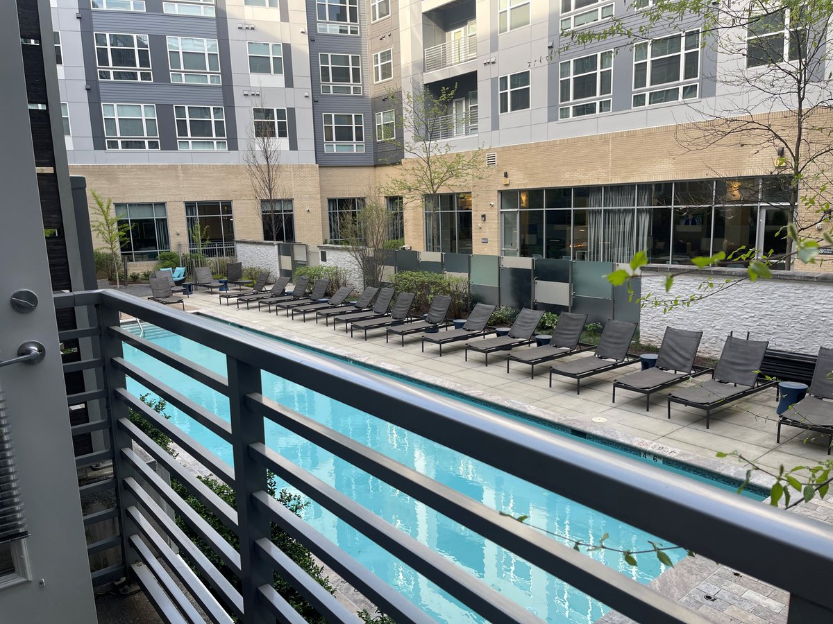 Balconies with wonderful views😍 Come set up a tour today to find your perfect view!

#tenmflats #apartmentliving #spring