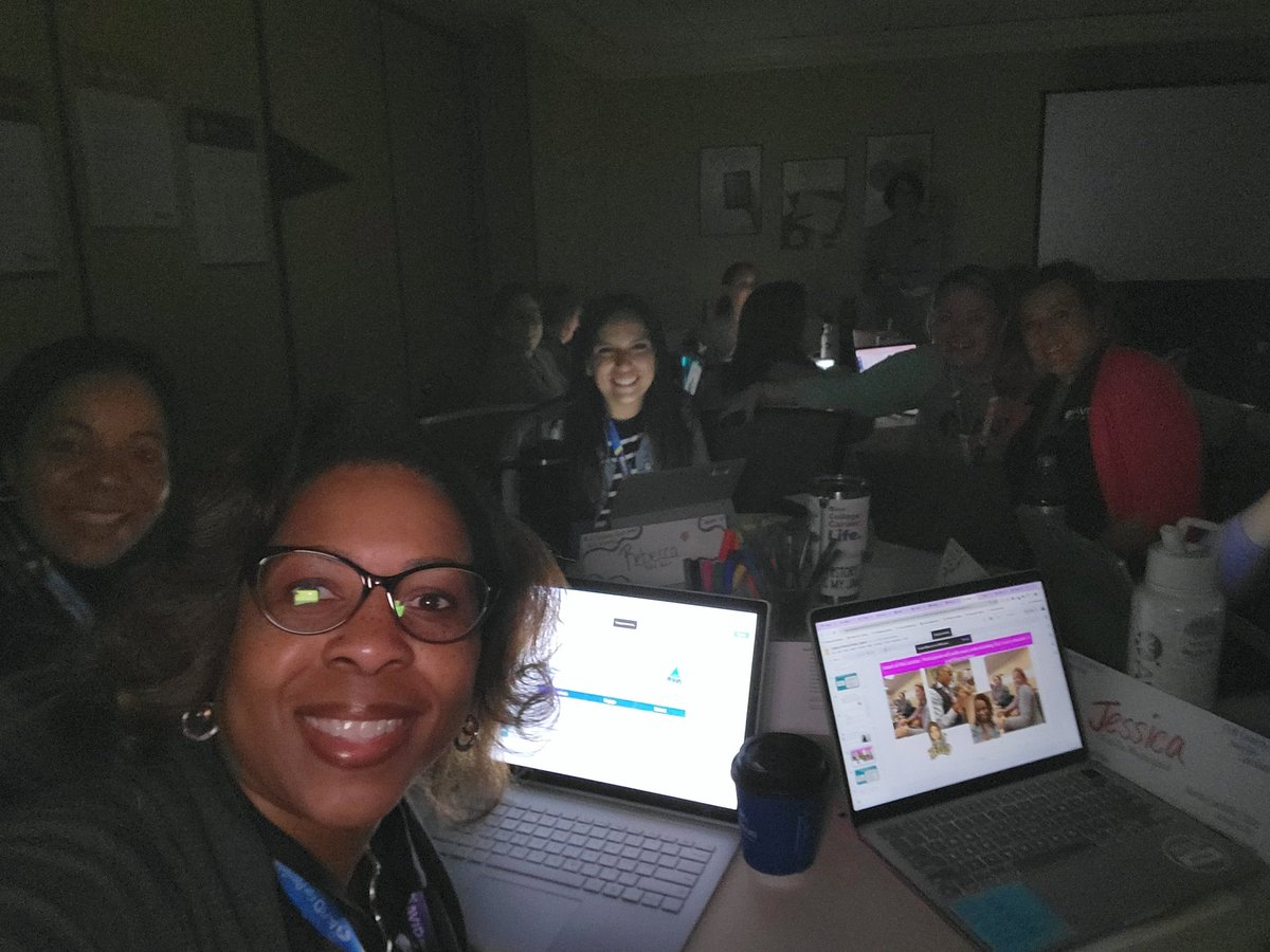 flanders94's tweet photo. Lights out in Texas! When the power goes out, the Elementary Cultivating Writing crew continues to push through. #AVIDSTAFFDEV24 #AVIDStaffdev https://t.co/9UfP3MXB3m