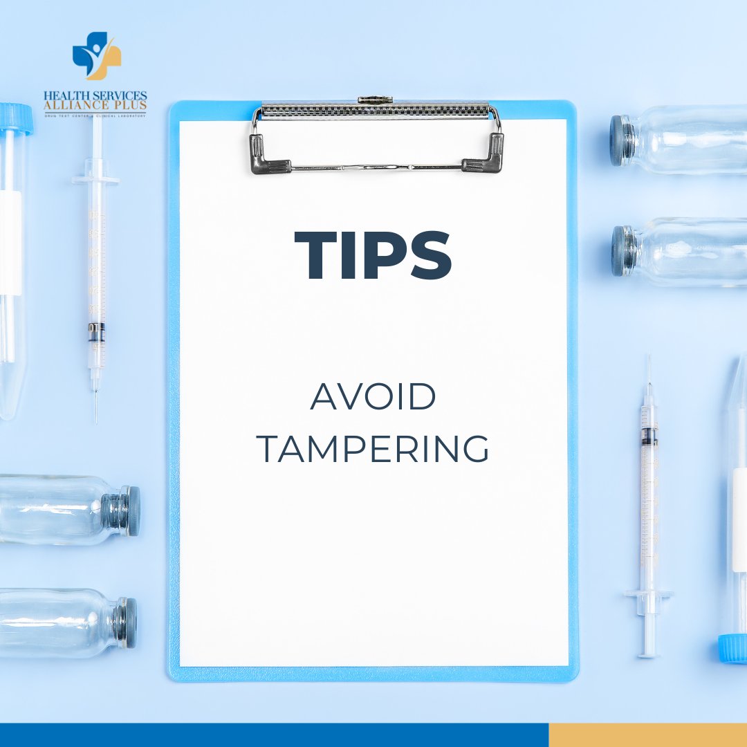 Protect the integrity of your test! 🛡️ Avoid tampering with your sample at all costs. 

Follow for more tips!

#DrugTestingTips #DrugTestTips #IntegrityMatters #DOTDrugTesting #AtlantaHealth #GeorgiaLab #HealthServicesAlliancePlus