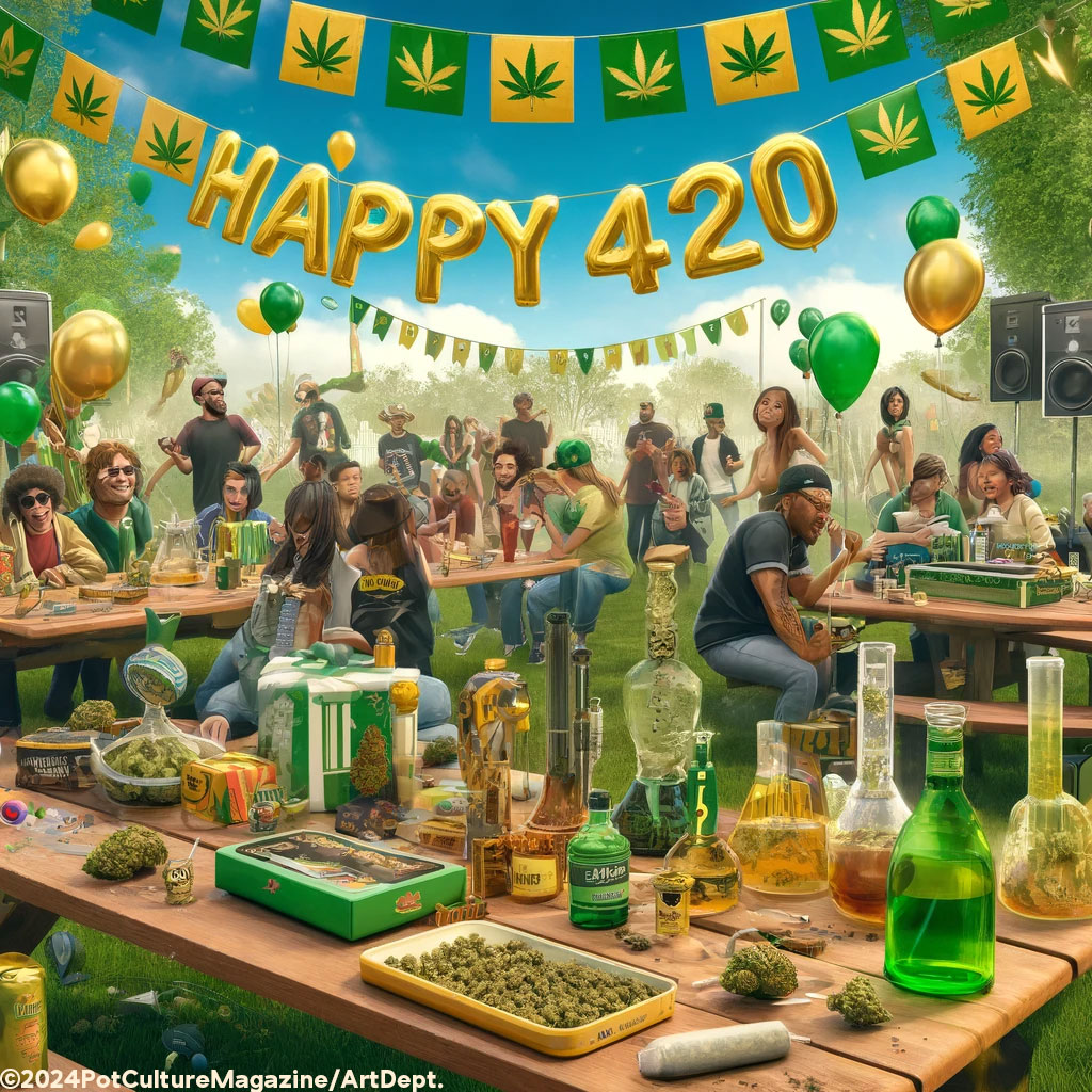 #WakeNBake 🌞🌿 It’s 4/20, and the vibes couldn’t be higher! Lighting up the day with epic strains and even better company. Let’s make this 4/20 one for the history books. Gather your crew, blaze new trails, and celebrate the culture. #420Day #PotCultureMagazine #StonerFam