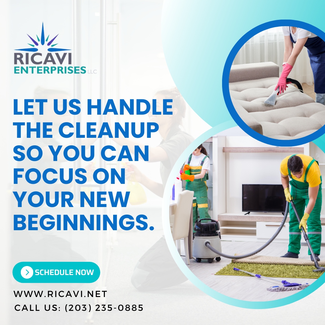Ready to start fresh? Leave the cleaning to us – call now!

🌐 ricavi.net
📞 (203) 235-0885
📨 info@ricavi.net

#RicaviEnterpriseLLC #beforeandafter #homedecor #cleaningbusiness #cleaners
