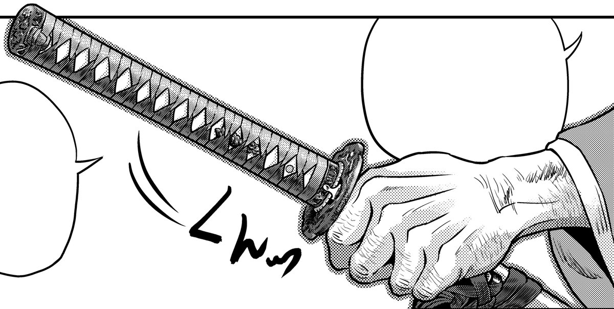 柄巻描いてた 