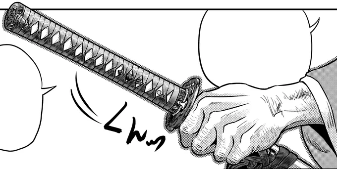 柄巻描いてた 
