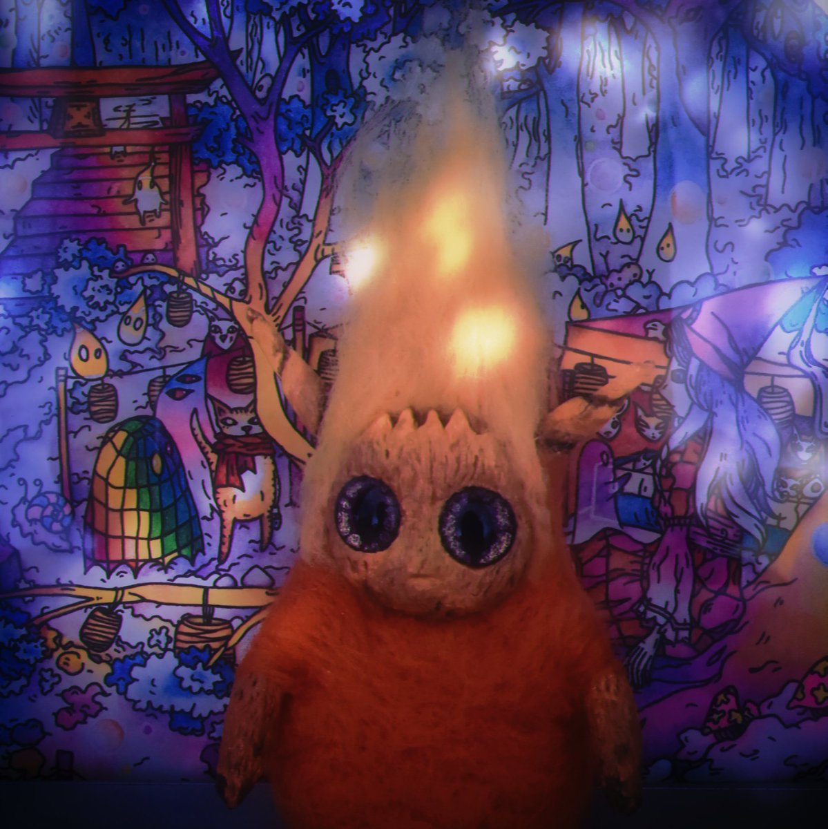 火魂さん 🔥 Hidama-san, the fire spirit

#art #artdoll #ooakdoll #creepydoll #polymerclayart #needlefelting #ハンドメイド #アートドール #創作人形 #粘土造形 #羊毛フェルト #ぬいぐるみ #作品 #アート好きな人と繋がりたい #春の創作クラスタフォロー祭り