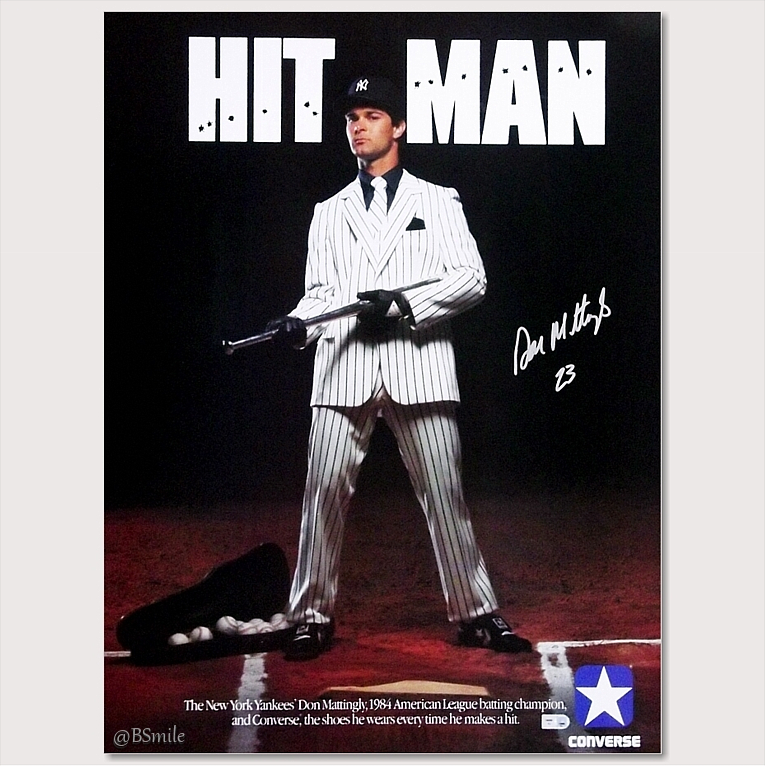 Happy 63rd Birthday Don Mattingly! ⚾️ 'Donnie Baseball' was born in Evansville, Indiana on this day in 1961! His classic Converse 'Hit Man' poster adorned the walls of many #Yankees fans back in the day! #MLB