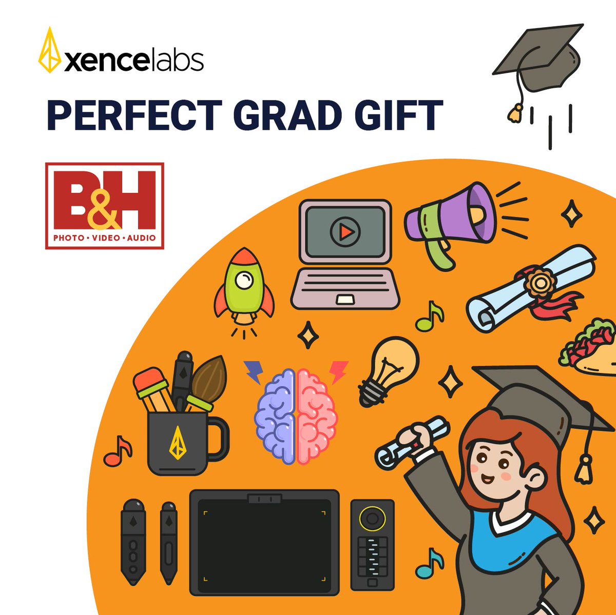 Do you have #graduate interested in #art and #design? Struggling to find the #perfectgraduationgift? A #Xencelabs #pentablet will score big points with your young creative and they will appreciate you for caring about their future. Visit #BHPhoto! ow.ly/4oaH50RitHI