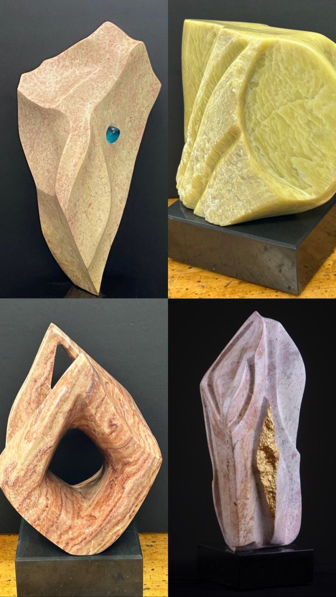 AmsterdamWhitny's tweet photo. Tom Ashbourne Greets Spring with Color-Hued Sculptures!
#Sculpture #Art #Color #Alabaster #Wonderstone #Serpentine #MixedMedia #CanadianArtist #Spring #ArtforSale #ChelseaCosmoverseMasters #ChelseaGallery #HighlineArt #MuseumArt https://t.co/kMteXJyA40