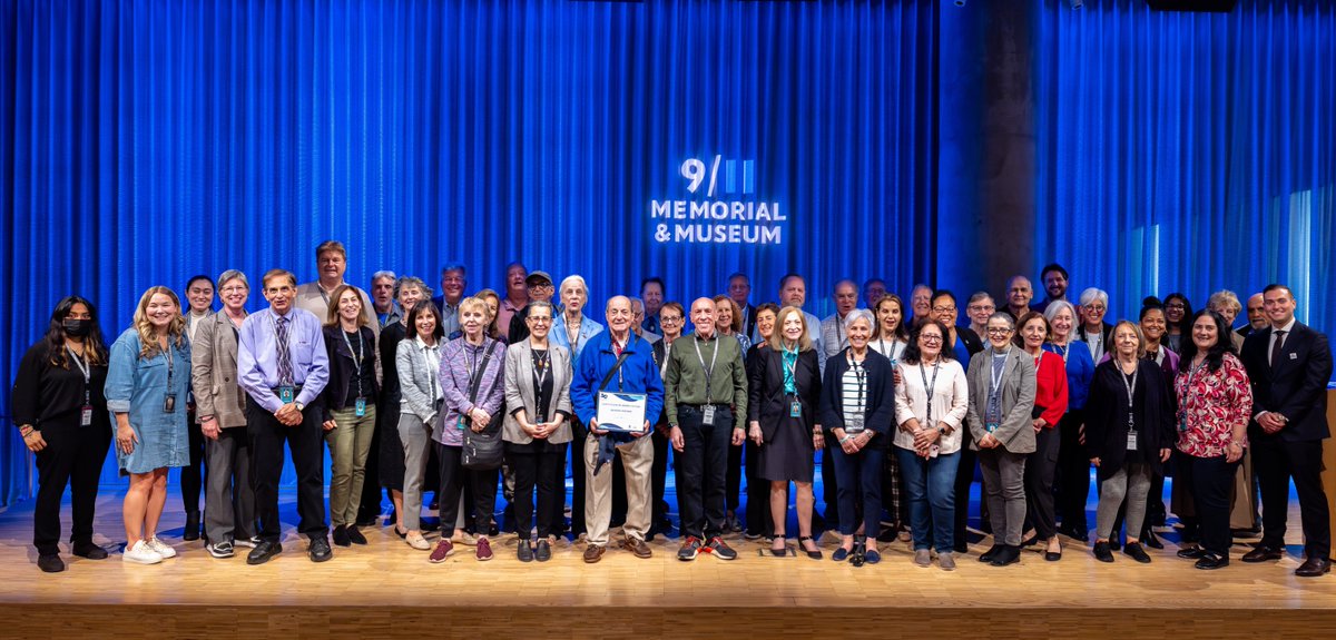 Celebrating #VolunteerRecognitionDay! The #911Memorial & Museum would not be able to further our mission without our volunteers. To show our gratitude, our Pres. & CEO Beth Hillman & Visionary Logan Miller hosted a Thank You Ceremony, honoring contributions and milestones.