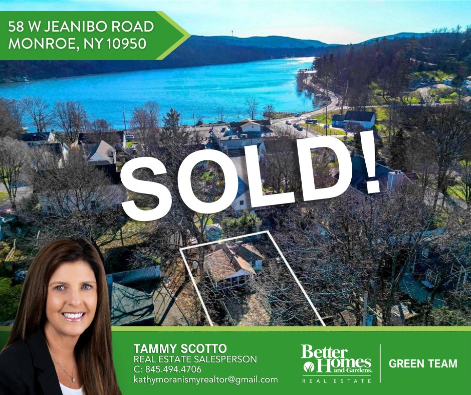 ✨SOLD✨
📍 58 W Jeanibo Road Monroe, NY 10950
🏡 Listed by: Tammy Scotto
💲💲 Sold for: $90,000
Learn more: tinyurl.com/28y66856
Congratulations to all!! ✨🥳🎉
#bhgregreenteam #expectbetter #soldlisting #recentlysold #soldproperty #tammyscottorealestate