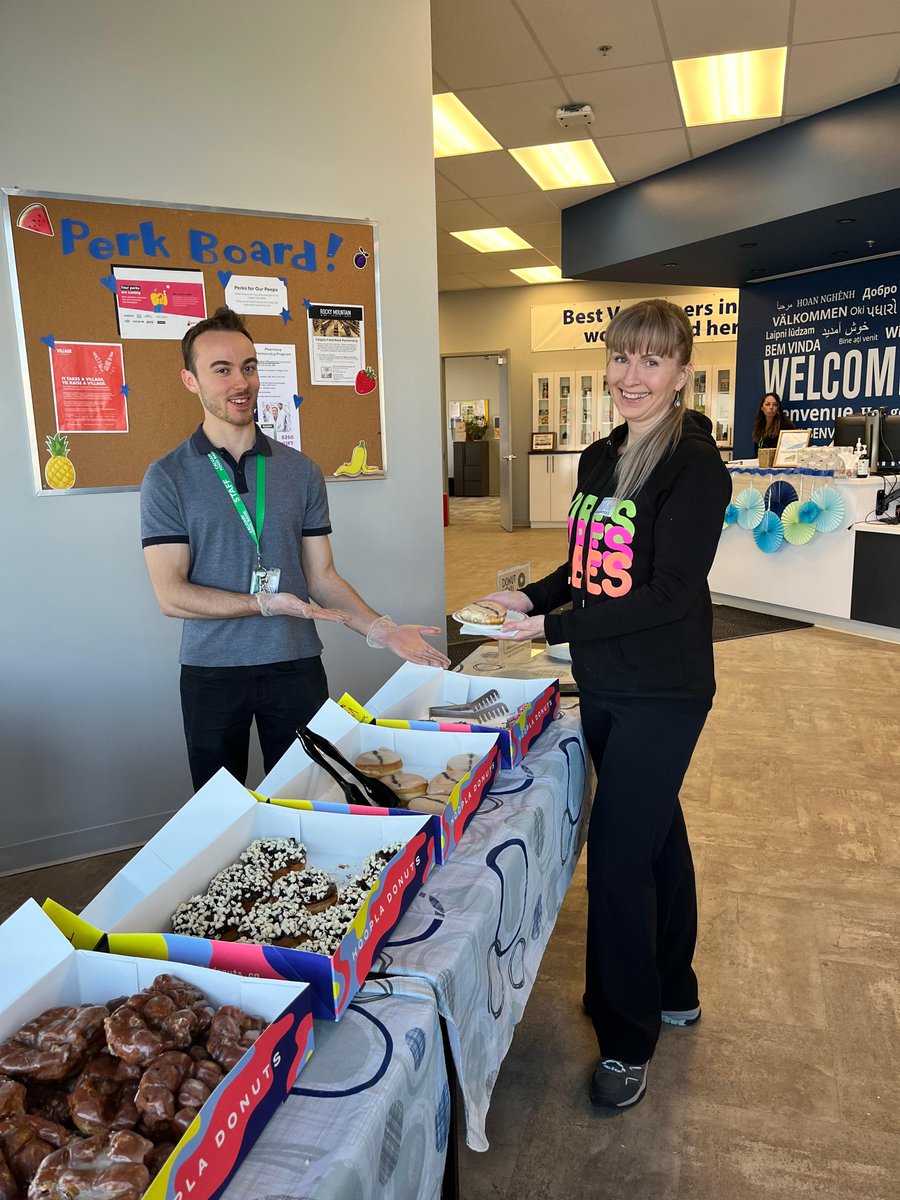 Our staff took some time out of their week to serve up delicious Hoopla Donuts to our volunteers, all in celebration of #nationalvolunteerweek