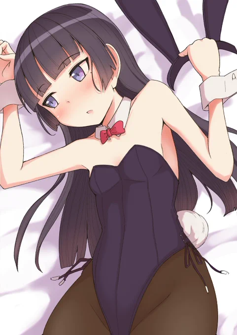 宵の宵のお誕生日おめでとう黒にゃん!バニーは公式衣装ですよ?おめばにーん!!#俺妹 #黒猫 #五更瑠璃 #黒猫生誕祭 #黒猫生誕祭2024 #五更瑠璃生誕祭 #五更瑠璃生誕祭2024 