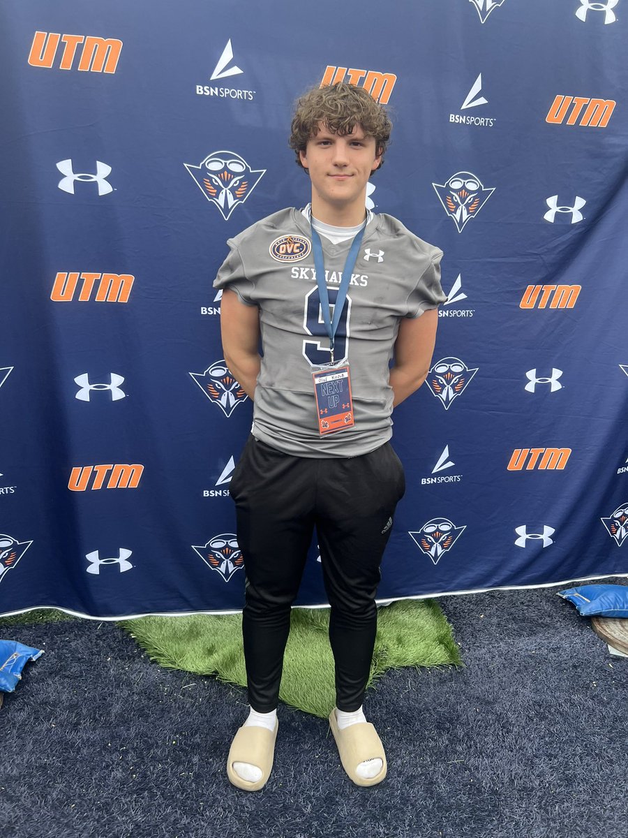 OlafKozub's tweet photo. Had a great time down at @UTM_FOOTBALL. It was good talking to @Coach_JSimpson and watching the spring game. @Coltnero51 @AAStaggFootball https://t.co/N4lZwZV3uc